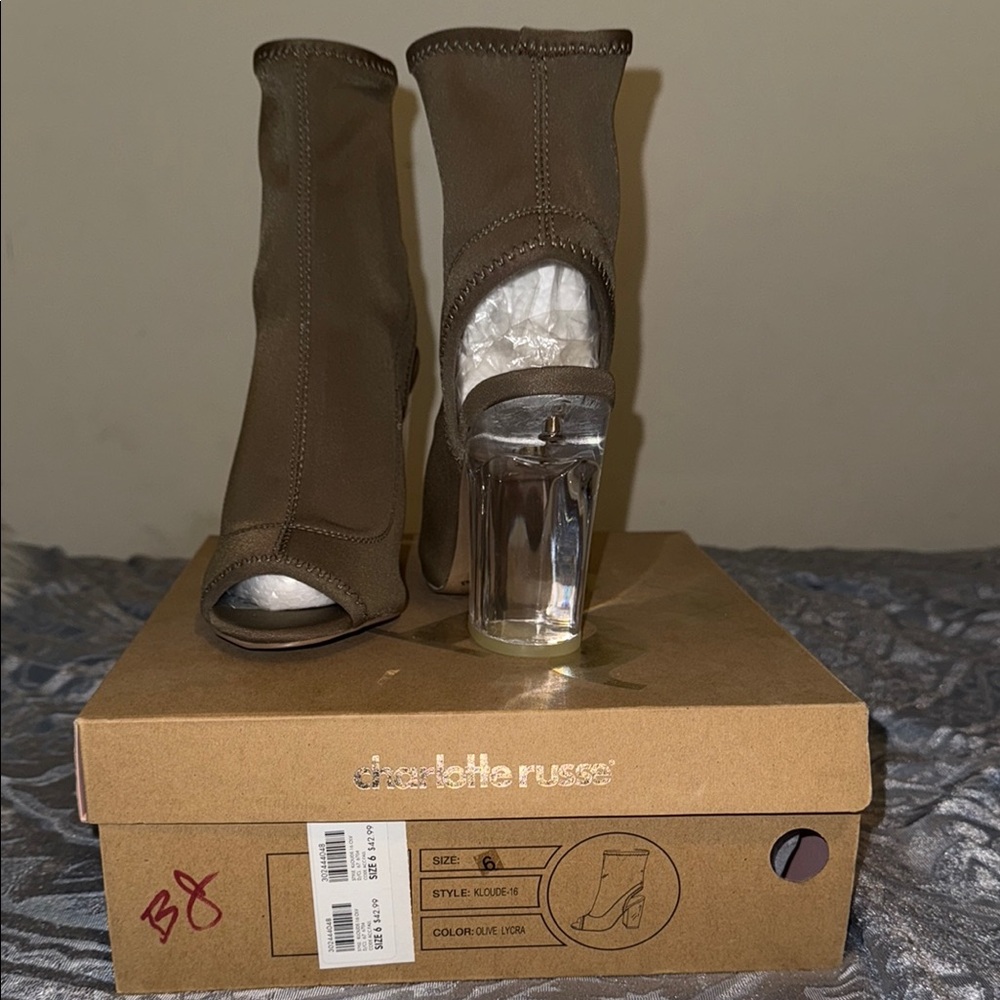 Charlotte Russe Brown Heels with Modern Design